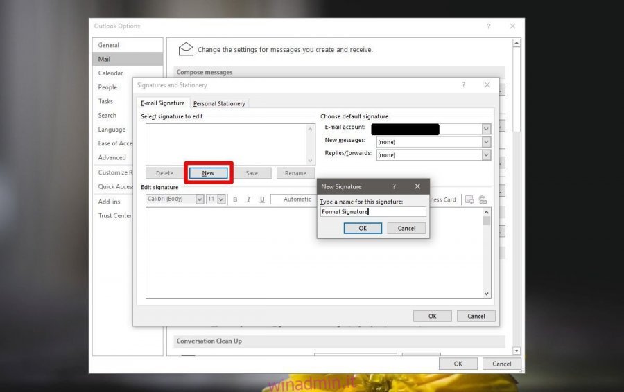 Come Creare Una Firma In Outlook Per Office 365 Su Windows 10 Winadmin It