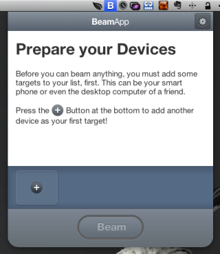 BeamApp aggiungi dispositivo