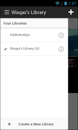 Adobe Revel_New Library
