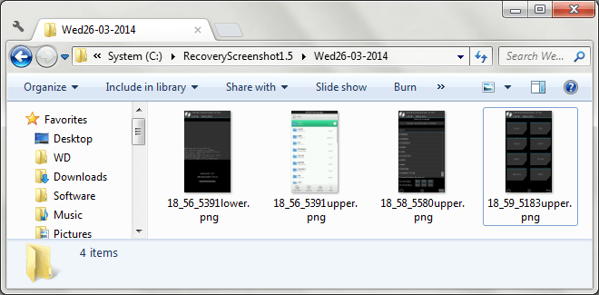 Screenshot di ripristino Android per Windows 09a