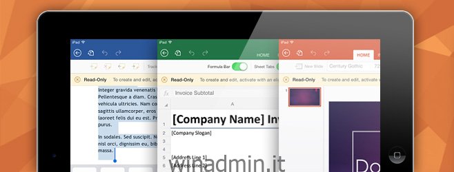 Microsoft Office (Word, Excel e PowerPoint) per iPad [Review]