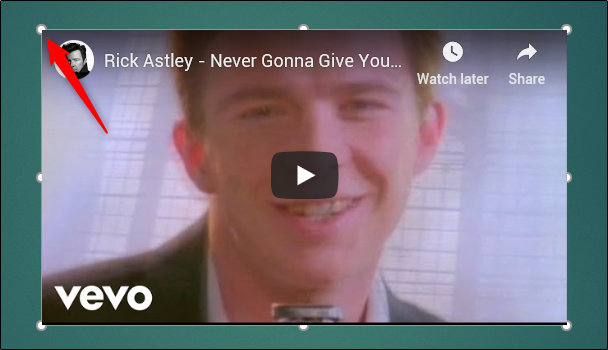 Rick Astley non ti abbandonerà mai in PowerPoint