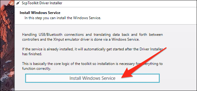 Installa il servizio Windows