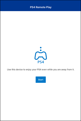 Riproduzione remota PS4 su iPad