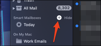 macOS Mail nuova casella di posta intelligente