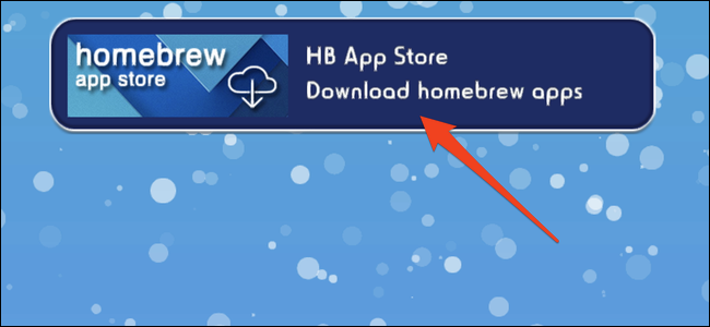 Schermata di avvio di Wii U Homebrew