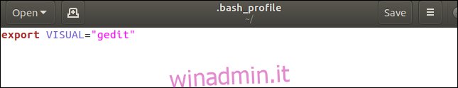.bash_profile in gedit