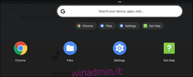 La modalità ospite del Chromebook è limitata a pochissime app e impostazioni