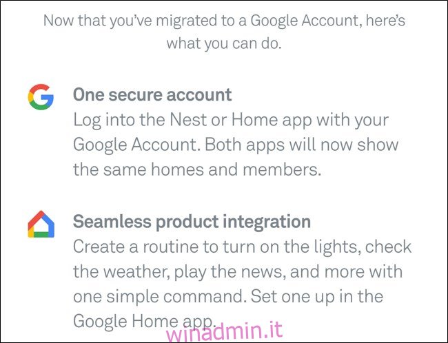 App Nest Fai clic su Fine per terminare