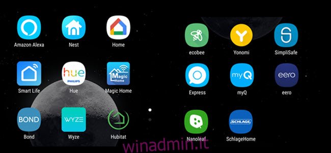 17 app per smarthome che vanno da Alexa, a Yonomi, a SchlageHome