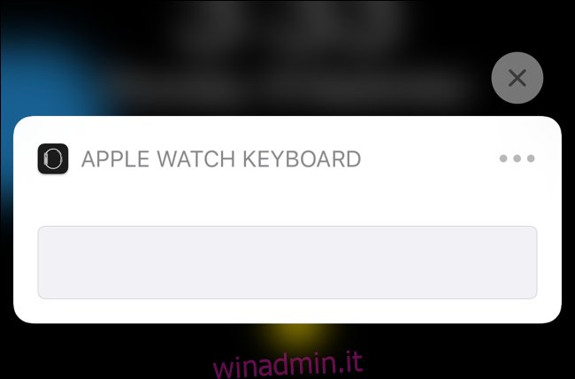 Inserisci la password dell'ID Apple nella casella di testo sul tuo iPhone