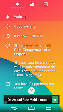 AlarmPad-Android-schermata principale