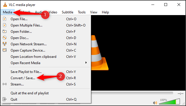convert dmg to mp4 with vlc