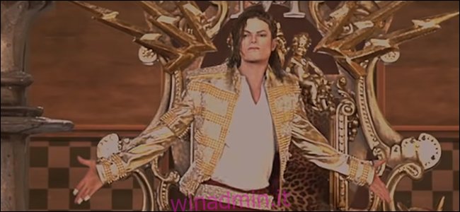 Una foto dell'ologramma di Micheal Jackson ai Billboard Music Awards.