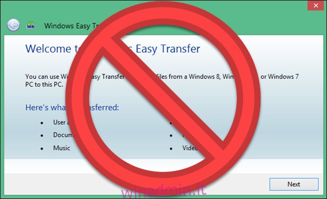 Programma di trasferimento facile di Windows con 