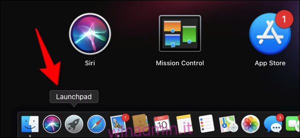 Icona del Dock del Launchpad di MacOS
