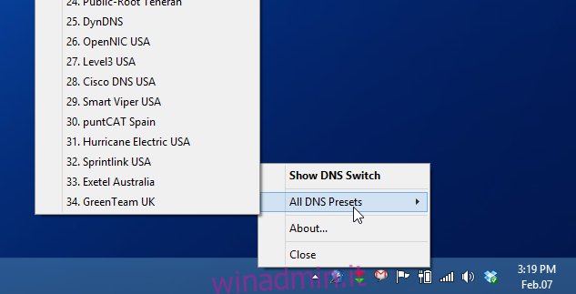 Switch DNS ChrisPC