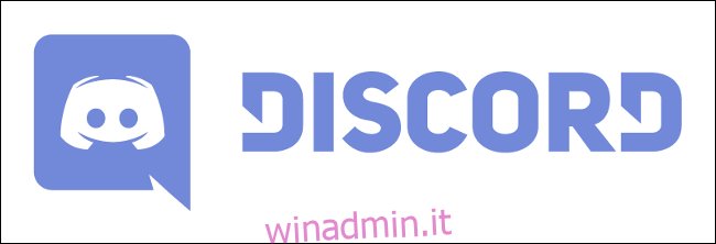 Il logo Discord.