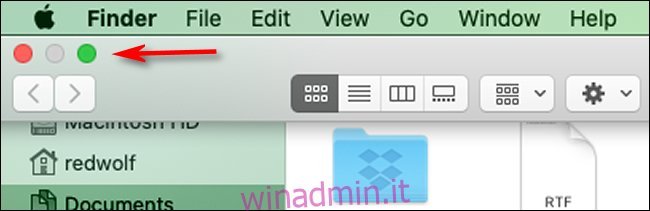 Come uscire dalla modalità Split View in macOS