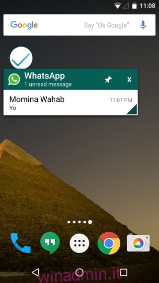 Chat Helper per WhatsApp-pin