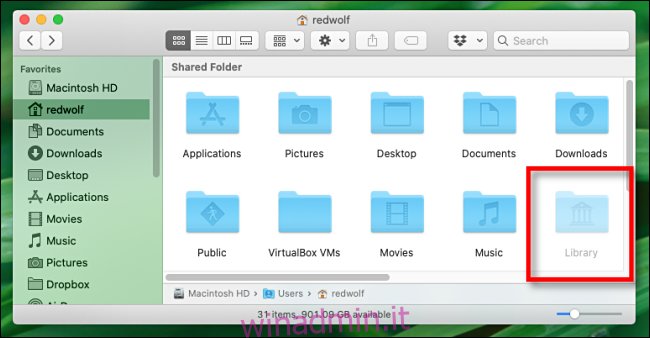 Visualizza i file nascosti con una scorciatoia da tastiera su Mac