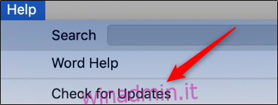 Verifica la disponibilità di aggiornamenti Mac