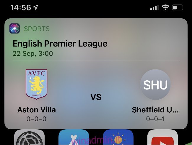 Il nuovo overlay Siri compatto in iOS 14.