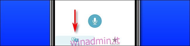 In Apple Translate su iPhone, tocca il file 