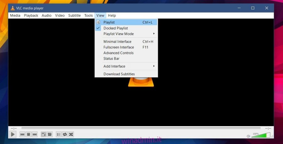 Come creare una playlist da URL in VLC Player