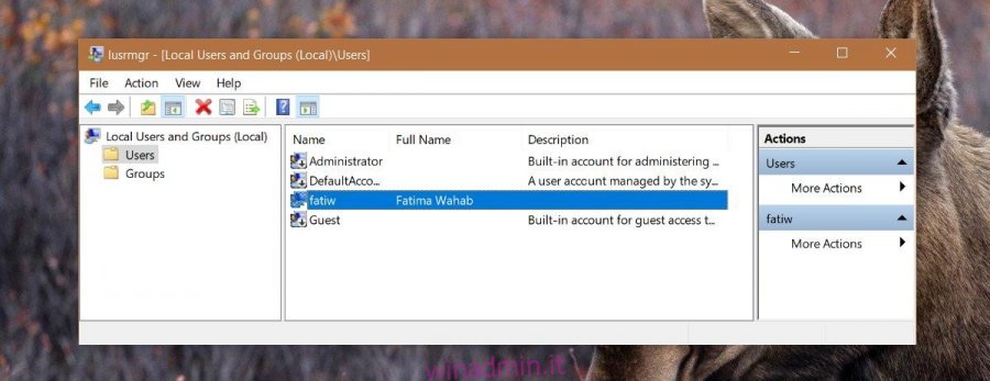 Come abilitare la scadenza della password in Windows 10