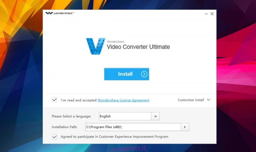 Converti video per la visualizzazione multipiattaforma: Wondershare Video Converter [Review]