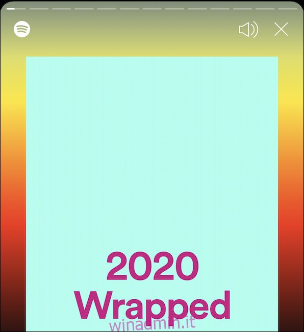 Spotify Wrapped 2020 inizierà in un formato simile a una storia di Instagram