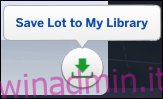 Pulsante Libreria di The Sims 4