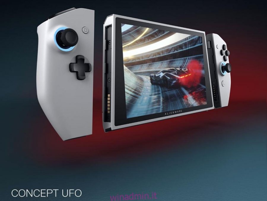 Tablet portatile Alienware UFO concept
