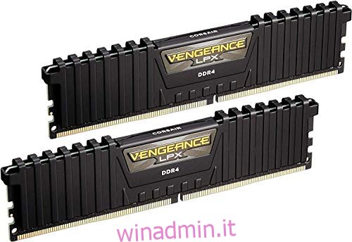 Corsair Vengeance LPX 16GB (2x8GB) DDR4 DRAM 3000MHz C15 Desktop Memory Kit - Nero (CMK16GX4M2B3000C15)