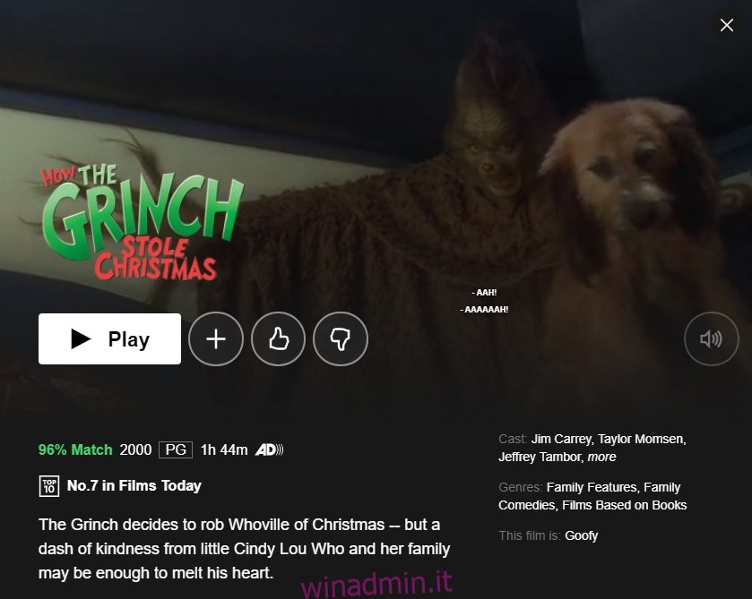 Guarda Il Grinch su Netflix