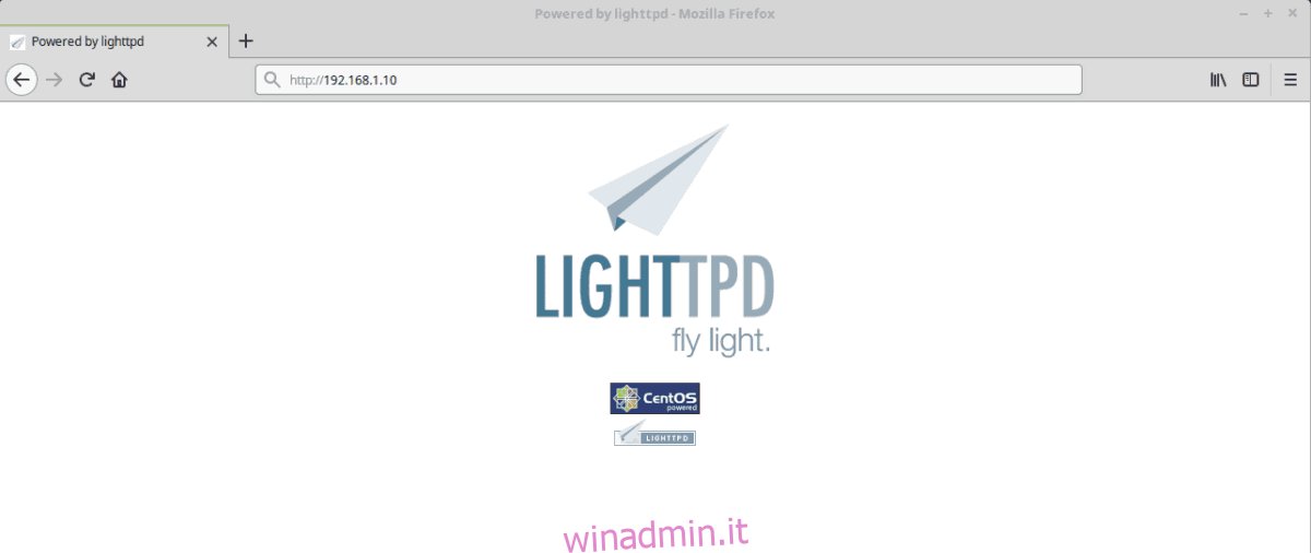Come installare il server web Lighttpd su Linux