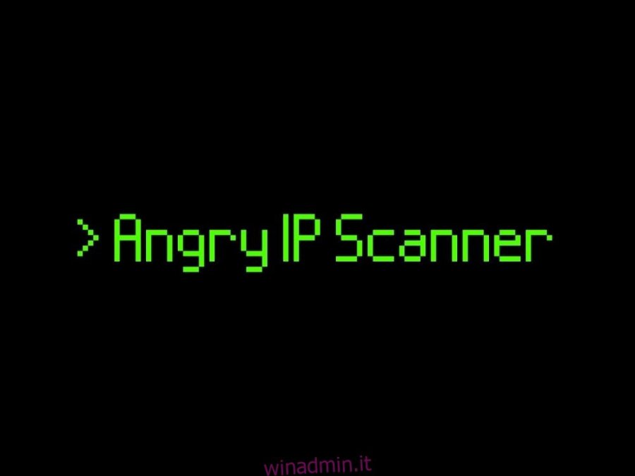 Recensione di Angry IP Scanner