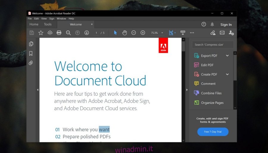 Adobe Reader non stampa documenti PDF