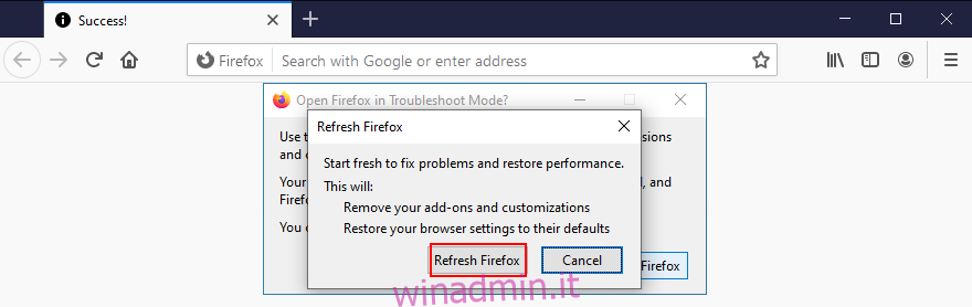 come aggiornare Firefox