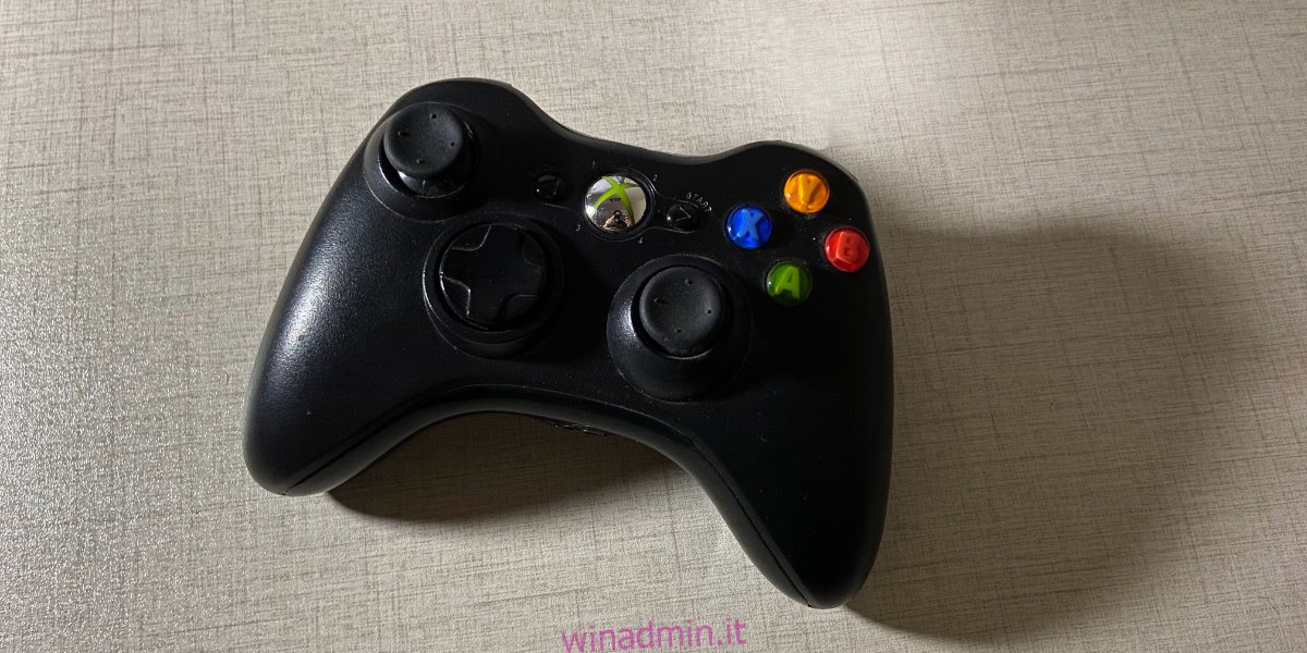 Collega il controller Xbox 360 al PC