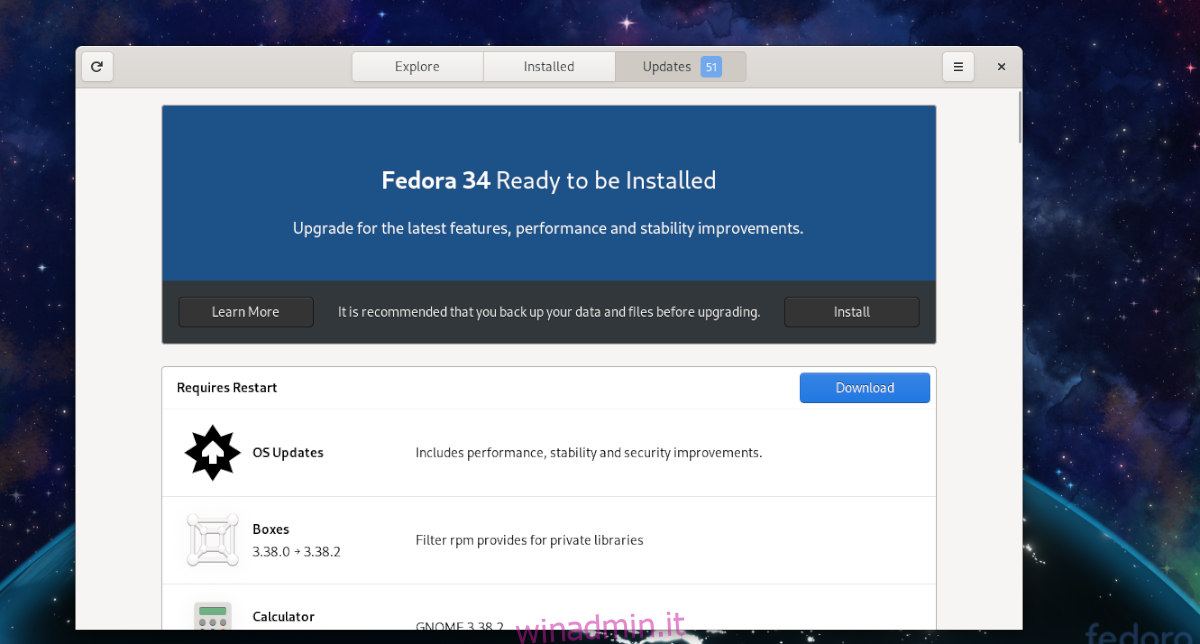 Как удалить приложение fedora 34