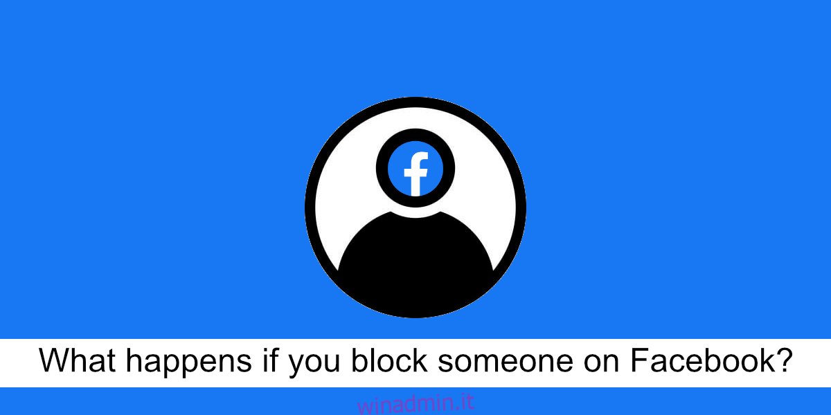 Cosa succede se blocchi qualcuno su Facebook?